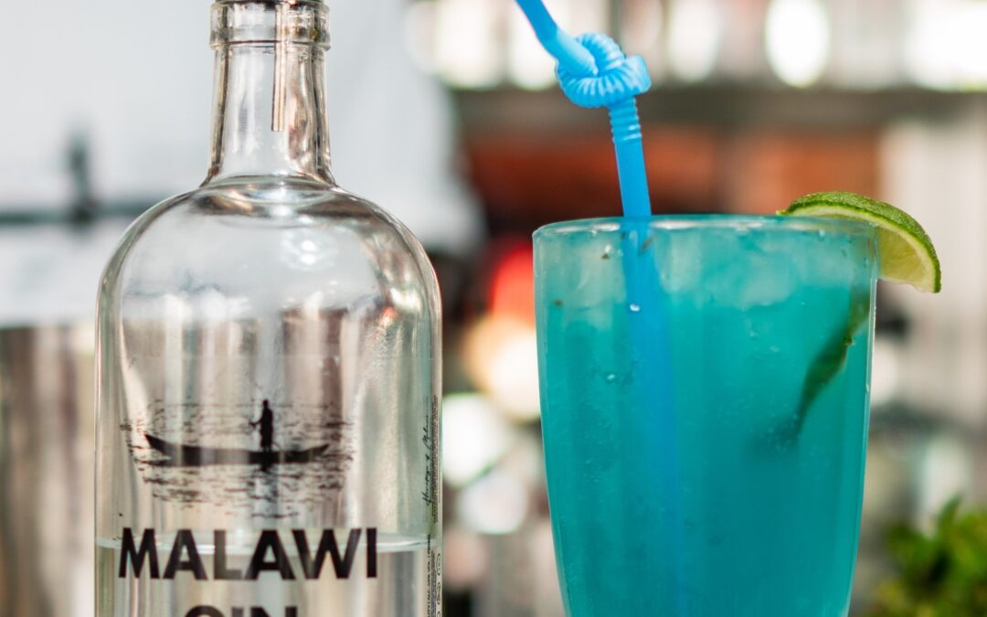 🍸Blue Magic Cocktail: A Cool Twist with Malawi Gin